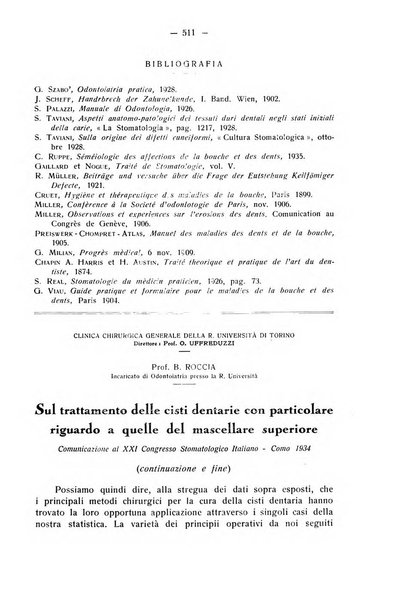 La stomatologia periodico mensile