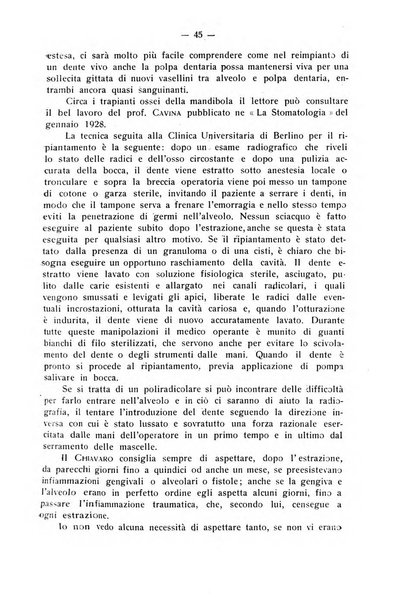 La stomatologia periodico mensile