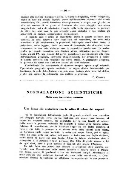 La stomatologia periodico mensile