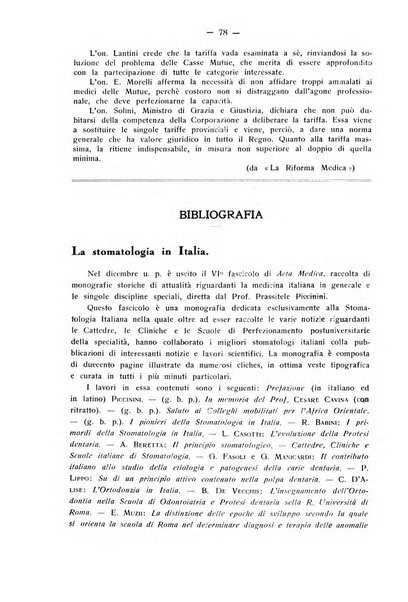 La stomatologia periodico mensile