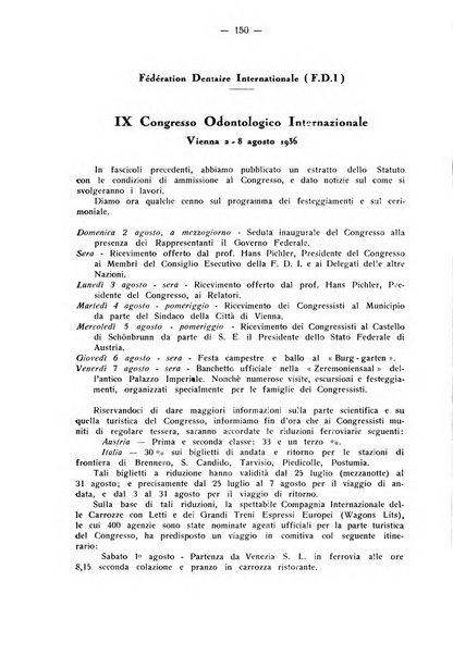 La stomatologia periodico mensile