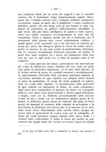 La stomatologia periodico mensile