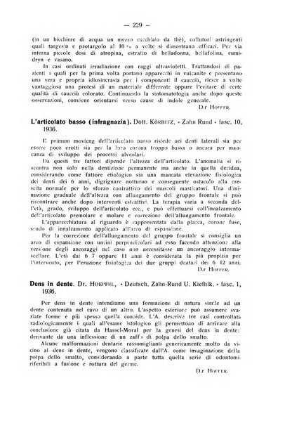 La stomatologia periodico mensile