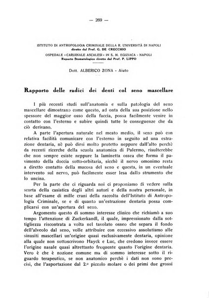 La stomatologia periodico mensile