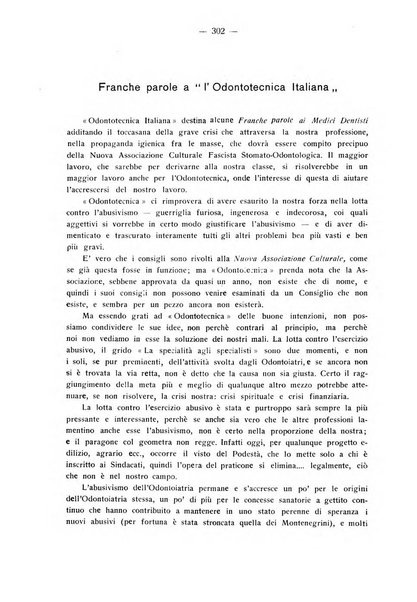 La stomatologia periodico mensile