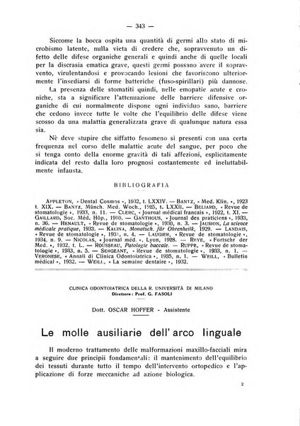 La stomatologia periodico mensile