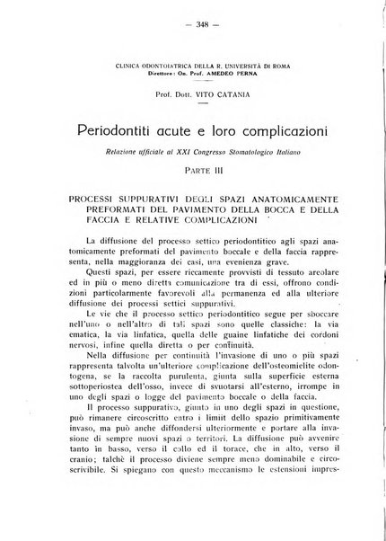 La stomatologia periodico mensile