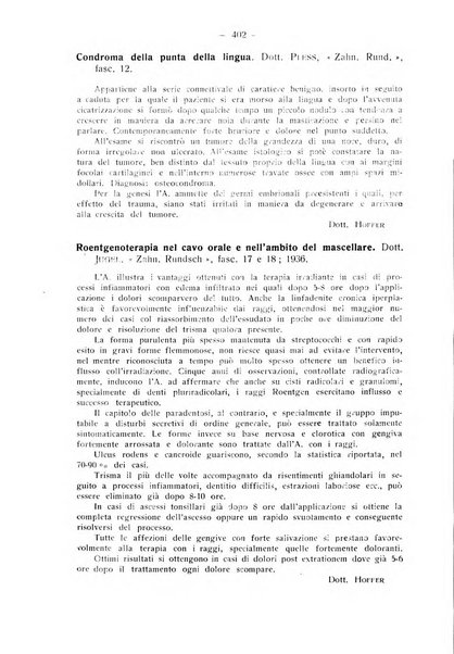 La stomatologia periodico mensile