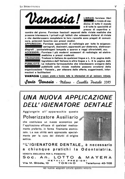 La stomatologia periodico mensile