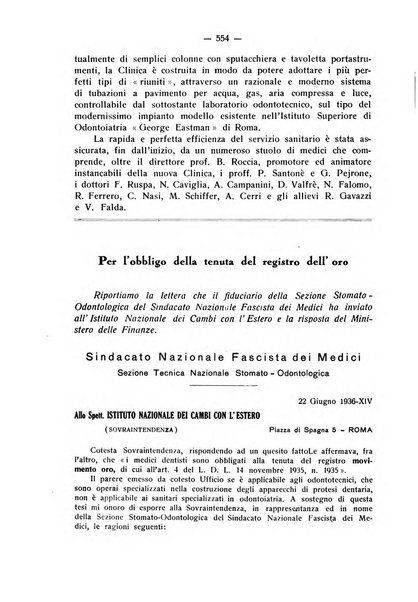 La stomatologia periodico mensile