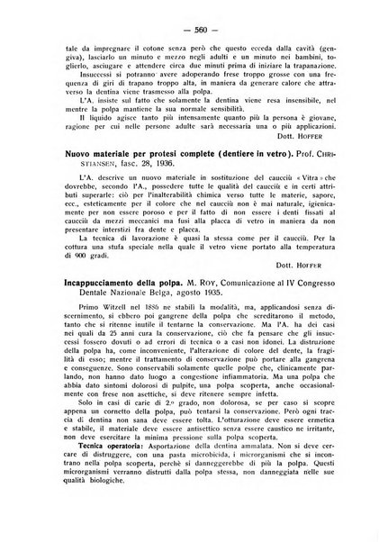 La stomatologia periodico mensile