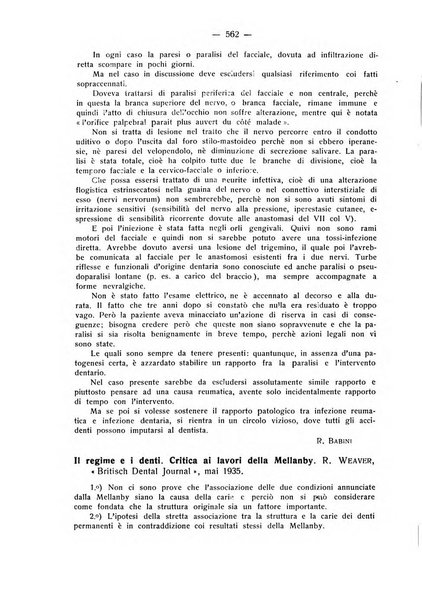 La stomatologia periodico mensile