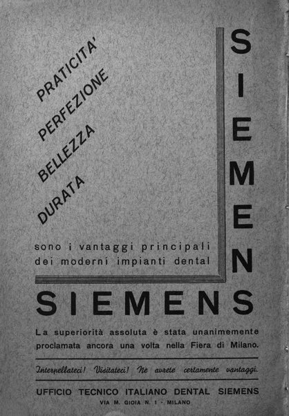 La stomatologia periodico mensile