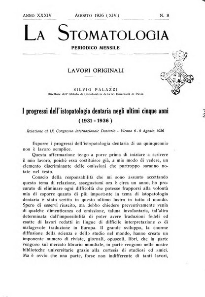 La stomatologia periodico mensile