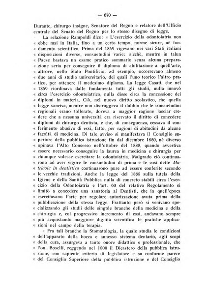 La stomatologia periodico mensile