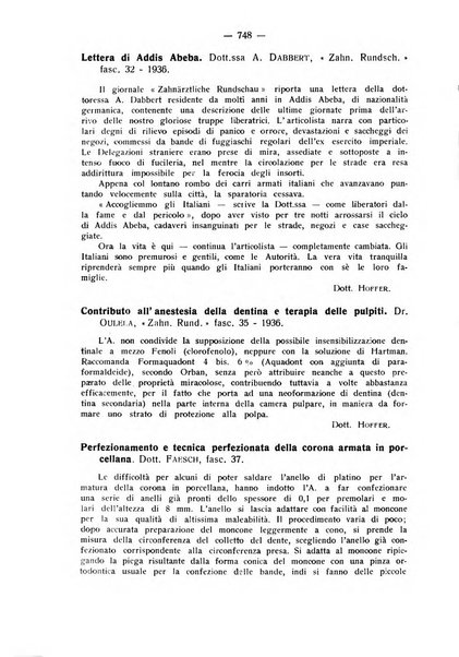 La stomatologia periodico mensile