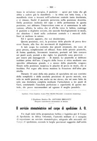 La stomatologia periodico mensile