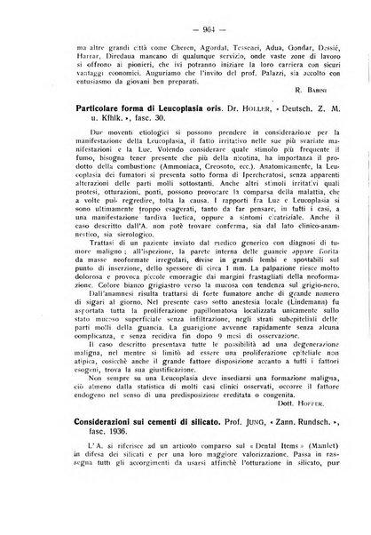 La stomatologia periodico mensile