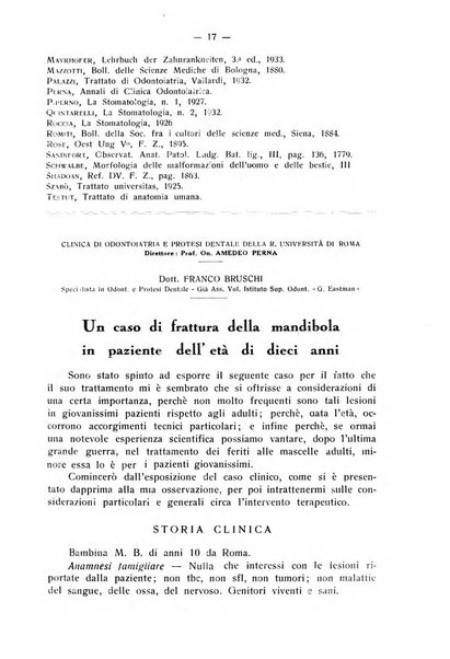 La stomatologia periodico mensile