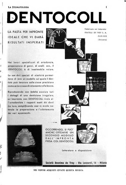 La stomatologia periodico mensile