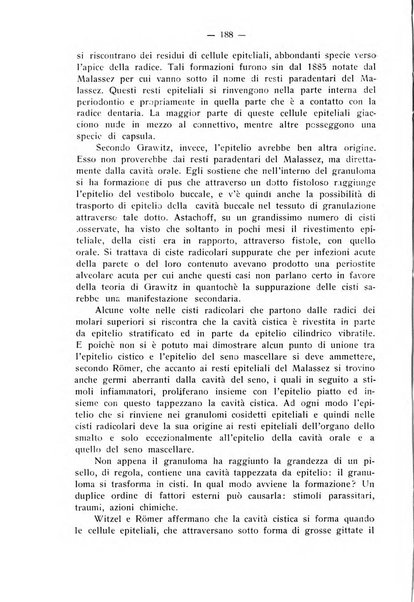 La stomatologia periodico mensile