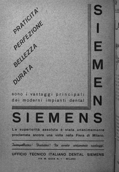 La stomatologia periodico mensile