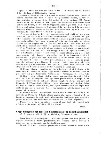 La stomatologia periodico mensile