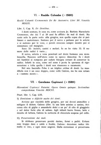 La stomatologia periodico mensile