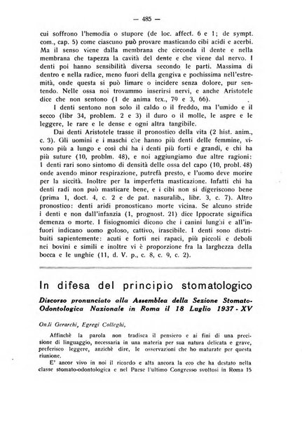 La stomatologia periodico mensile