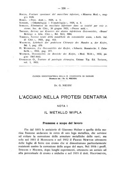 La stomatologia periodico mensile