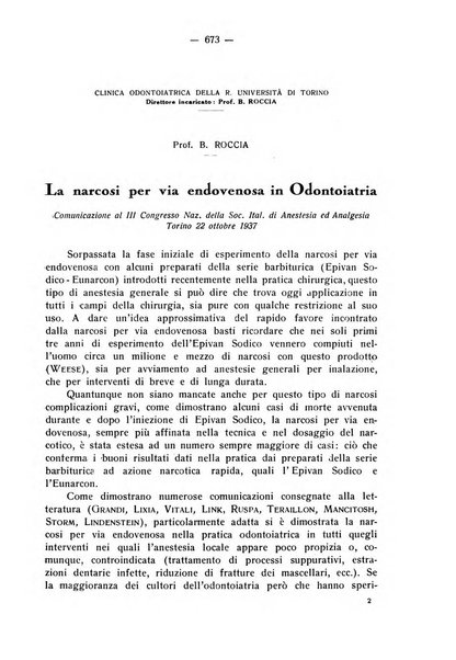 La stomatologia periodico mensile