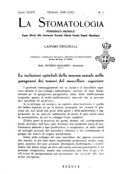 La stomatologia periodico mensile