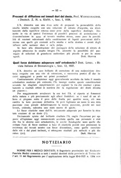 La stomatologia periodico mensile