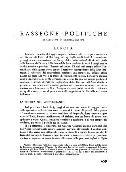 Storia e politica internazionale rassegna trimestrale dell'Istituto per gli studi di politica internazionale