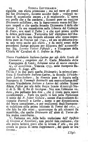 Storia letteraria d'Italia