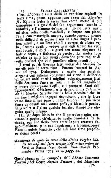 Storia letteraria d'Italia