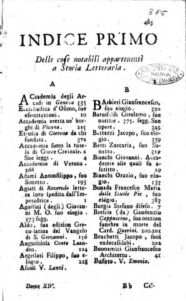 Storia letteraria d'Italia