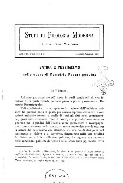 Studi di filologia moderna