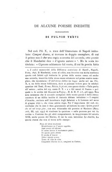 Studi di letteratura italiana