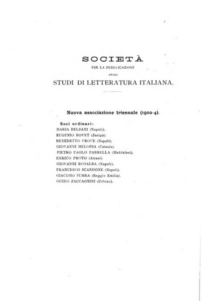 Studi di letteratura italiana