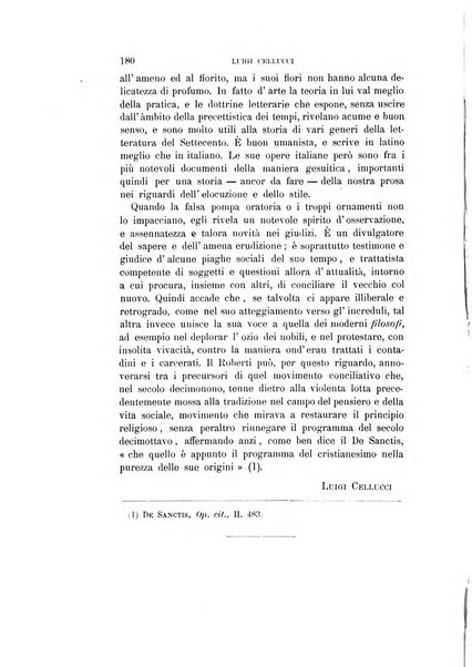 Studi di letteratura italiana