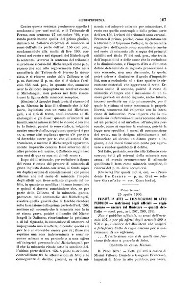 Studi e giudicati illustrativi del codice penale italiano supplemento alla Rivista Penale