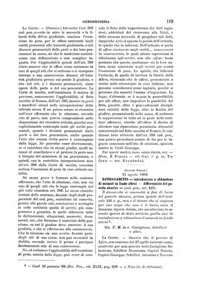 Studi e giudicati illustrativi del codice penale italiano supplemento alla Rivista Penale