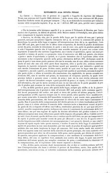 Studi e giudicati illustrativi del codice penale italiano supplemento alla Rivista Penale