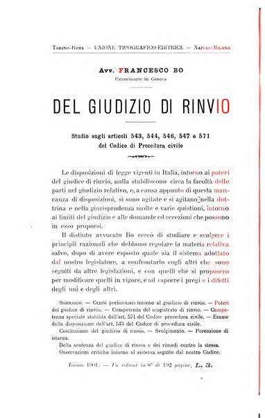 Studi e giudicati illustrativi del codice penale italiano supplemento alla Rivista Penale