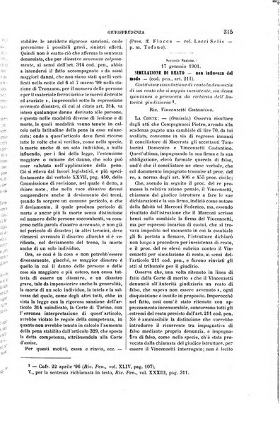 Studi e giudicati illustrativi del codice penale italiano supplemento alla Rivista Penale