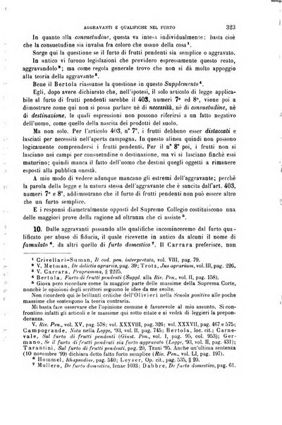 Studi e giudicati illustrativi del codice penale italiano supplemento alla Rivista Penale