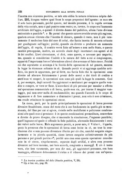 Studi e giudicati illustrativi del codice penale italiano supplemento alla Rivista Penale