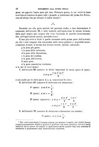 Studi e giudicati illustrativi del codice penale italiano supplemento alla Rivista Penale