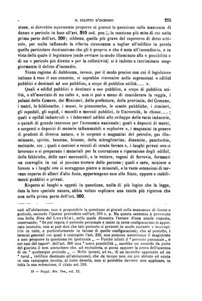 Studi e giudicati illustrativi del codice penale italiano supplemento alla Rivista Penale